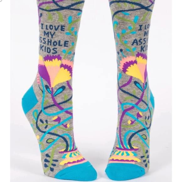 NWT "I Love My A**hole Kids" Socks - Picture 2 of 6